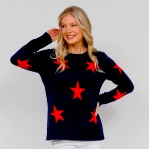 Sail to Sable Navy Star Crew Sweater- XL 🇺🇸